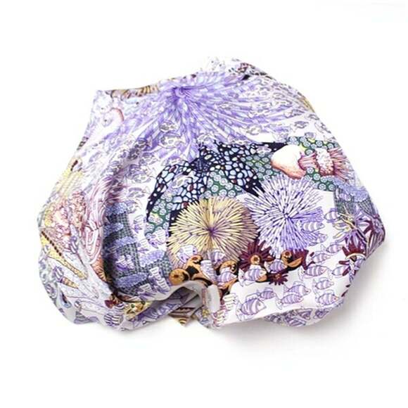 HERMES Gray Scarf